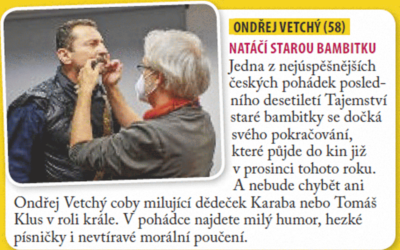 Ondřej Vetchý natáčí Starou bambitku